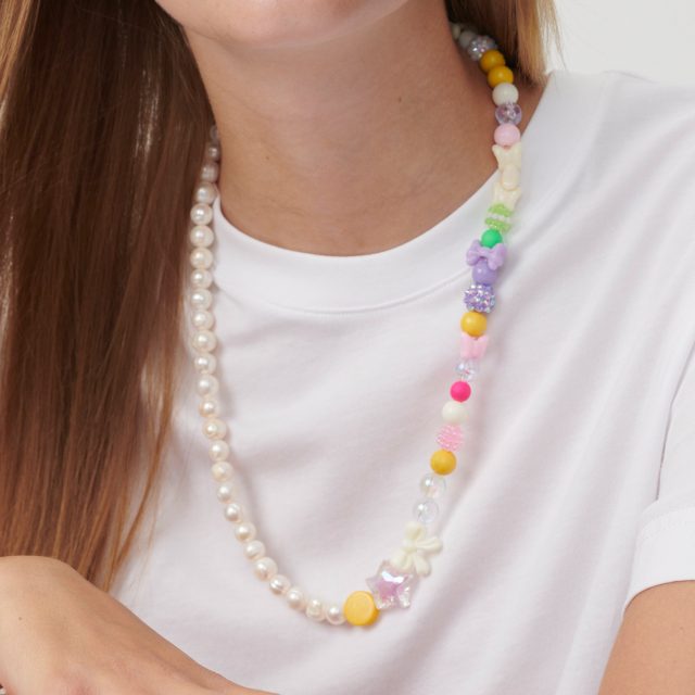 DIY Schmuck Halskette aus Perlen