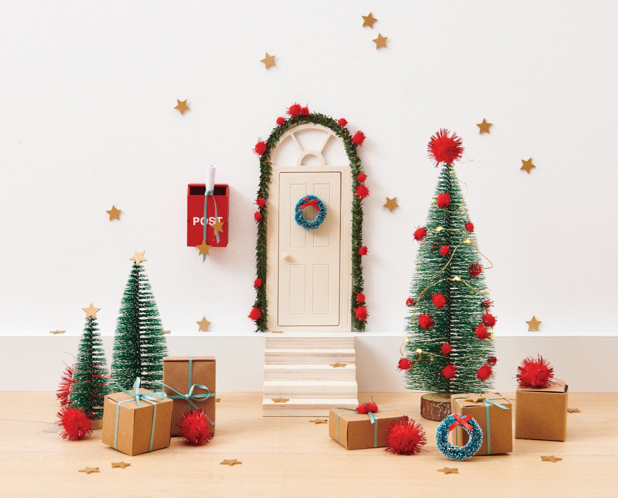 Weihnachtswichtel Tür: Jetzt gestalten und phantasievolle Geschichtern erzählen!