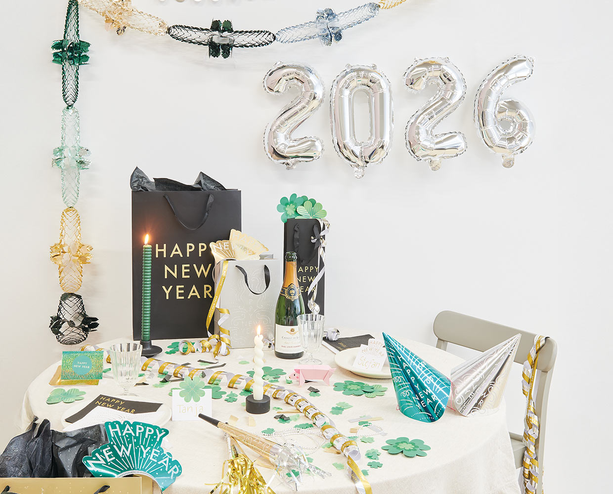 Silvester Deko selber machen zum Jahresabschluss