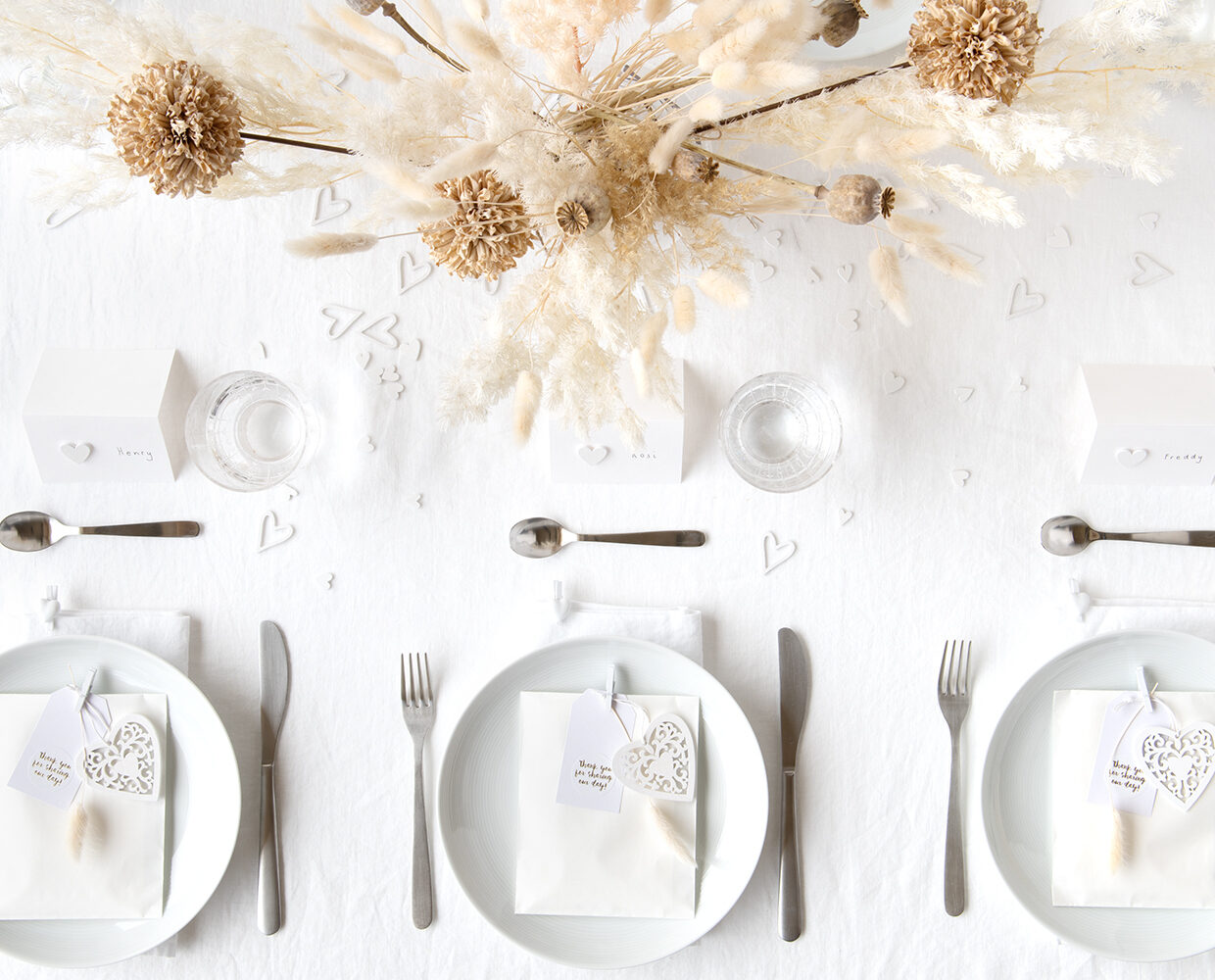Perfekt für die Hochzeit: Tischdeko Ideen und mehr