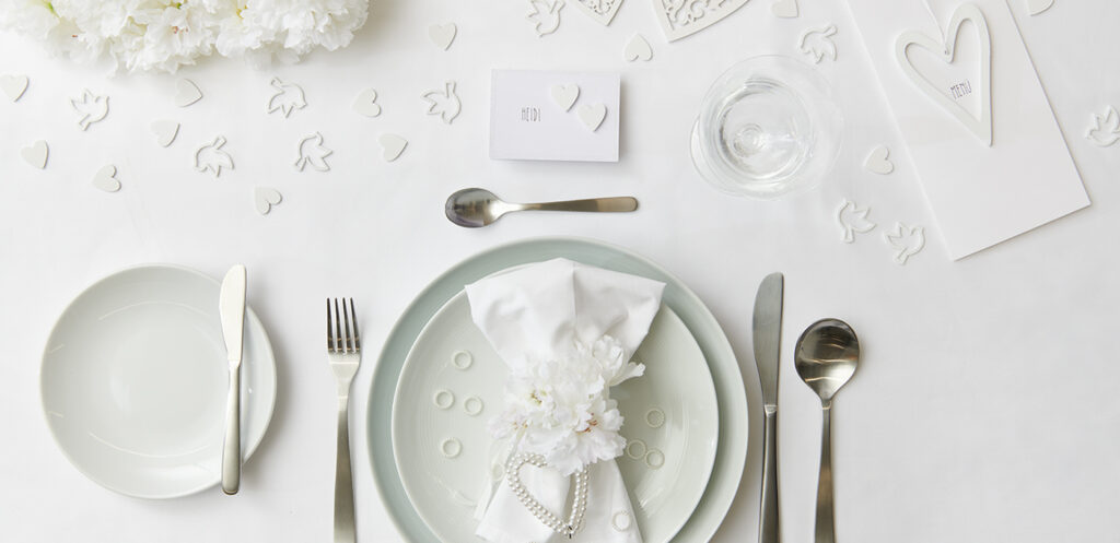 Zur Hochzeit: Tischdeko ist ein Muss!