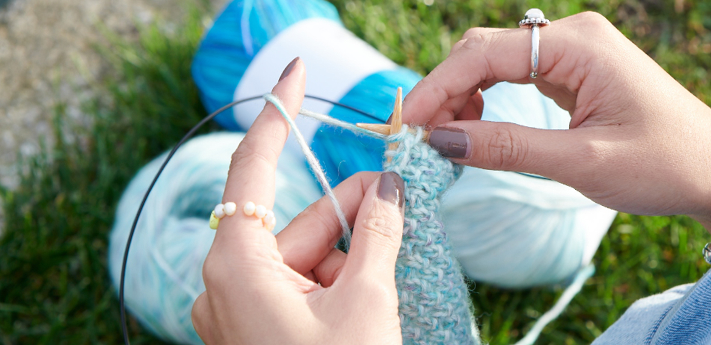 Unterwegs Stricken: Das kleine Einmaleins