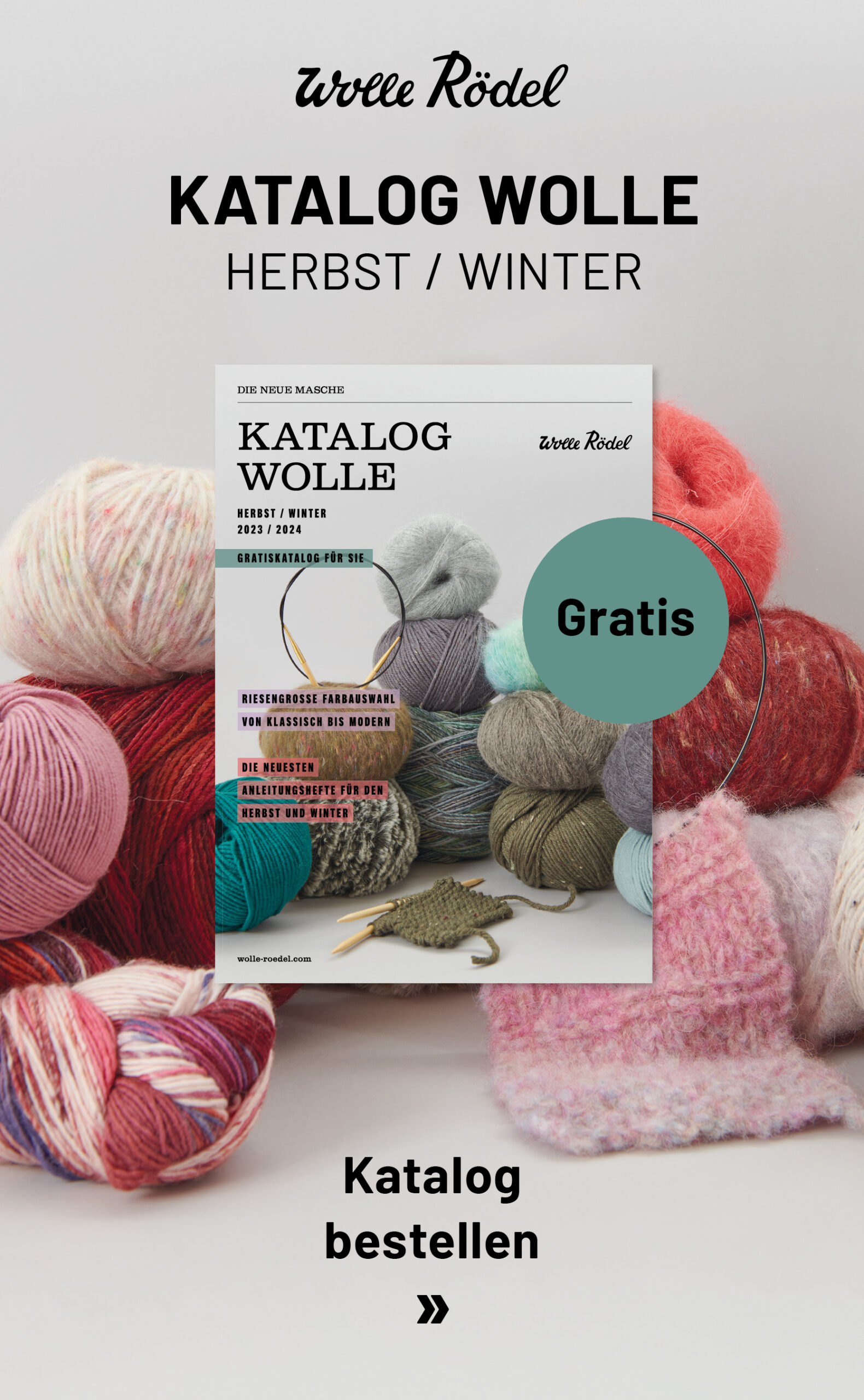 Katalog Wolle Herbst/Winter 2023: Jetzt gratis bestellen