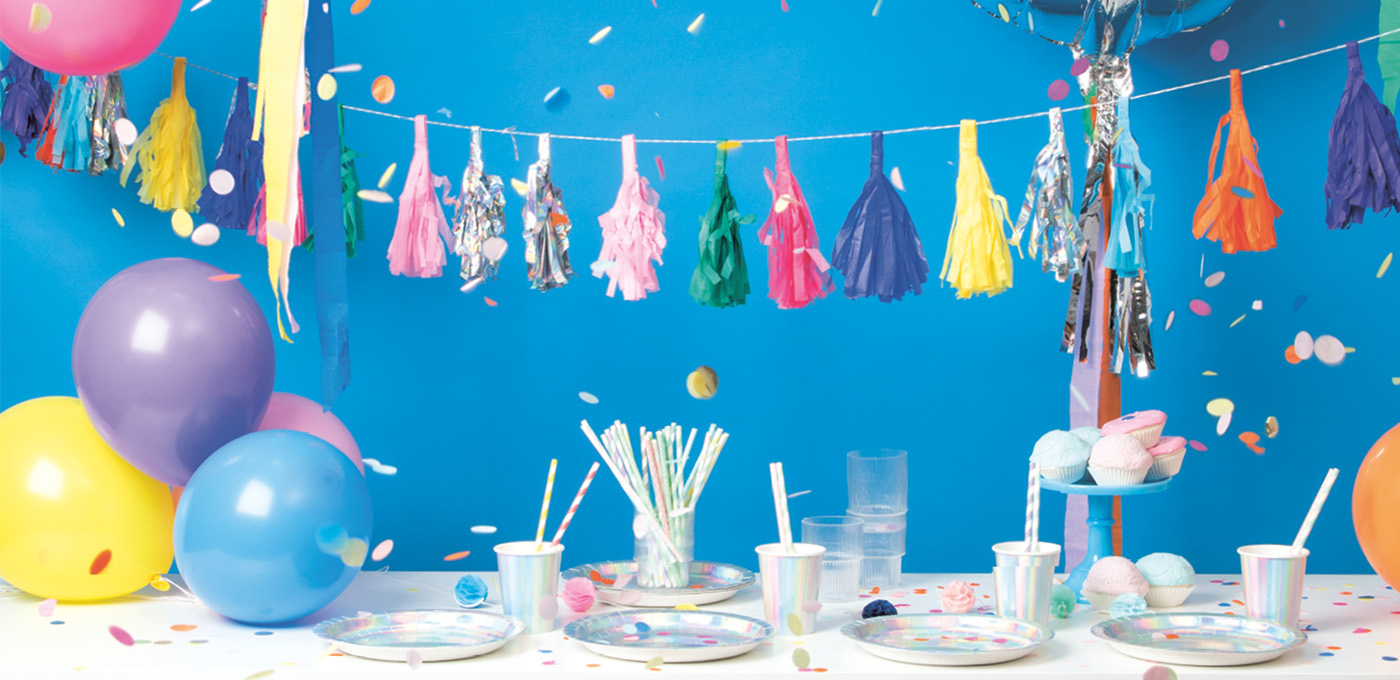 Karneval Deko Basteln mit Kinder