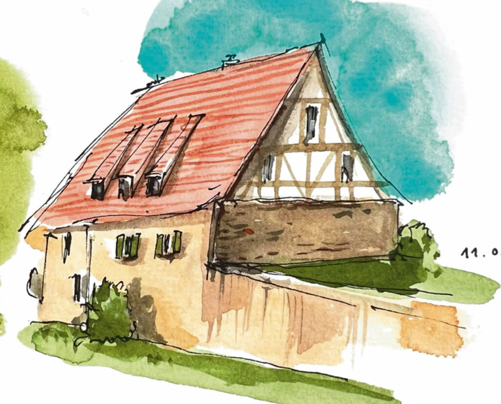 Ales Bauernhaus: Sketching lernen