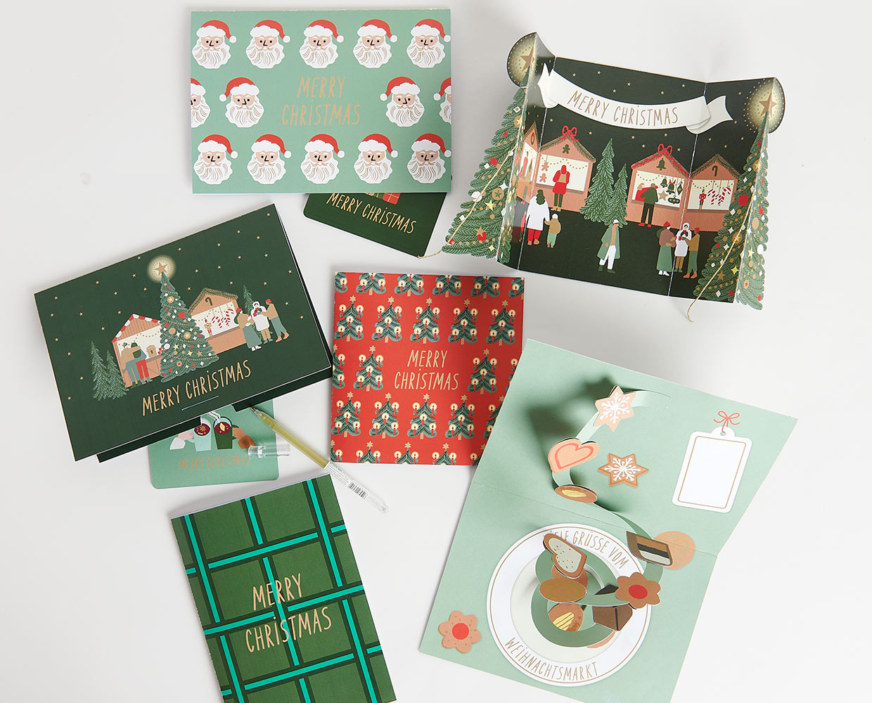 Eine Übersicht an fertigen Pop up Karten: basteln geht natürlich auch