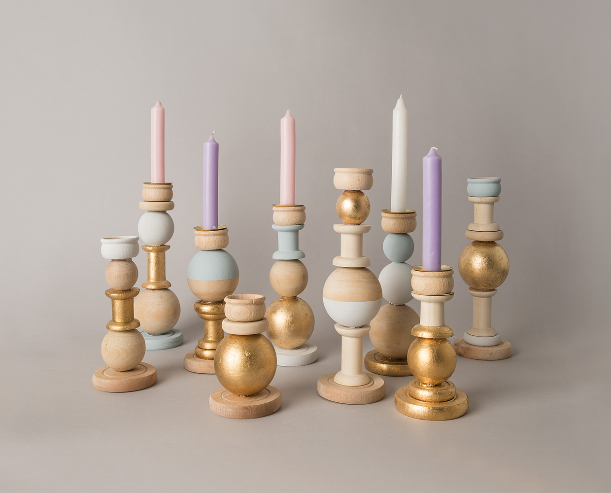 Holz-Objekte und alltägliche Gegenstände vergolden