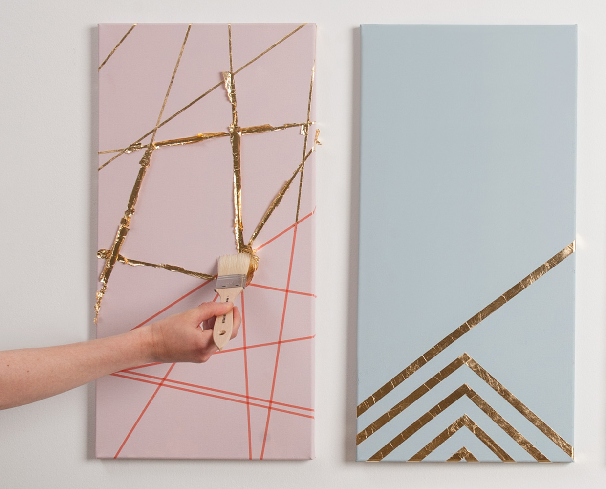 Blattmetall oder Goldspray: Mit diesen Materialien Kunstwerke Vergolden