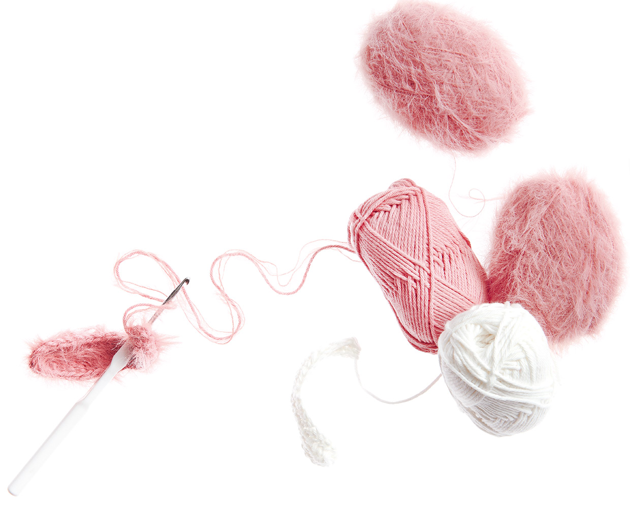 Fell-Effekt dank flauschigem Beilaufgarn