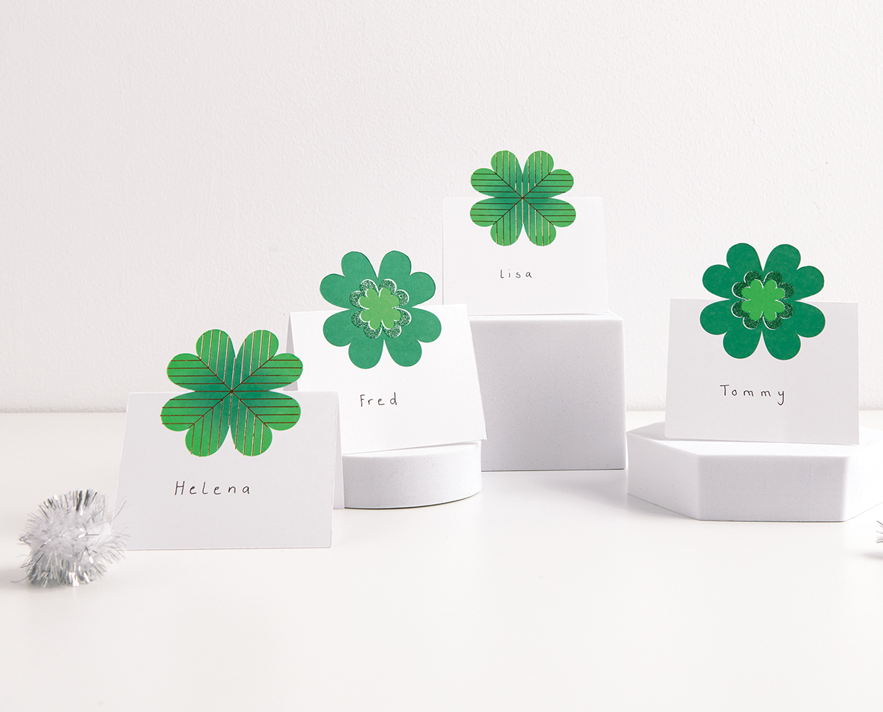 Silvester Tischkarten passend zur Deko