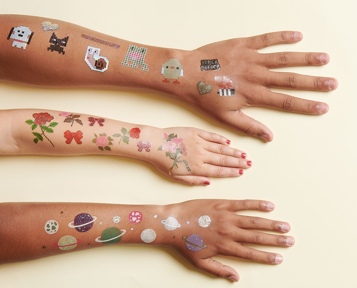 Abwaschbare Tattoos für Groß und Klein