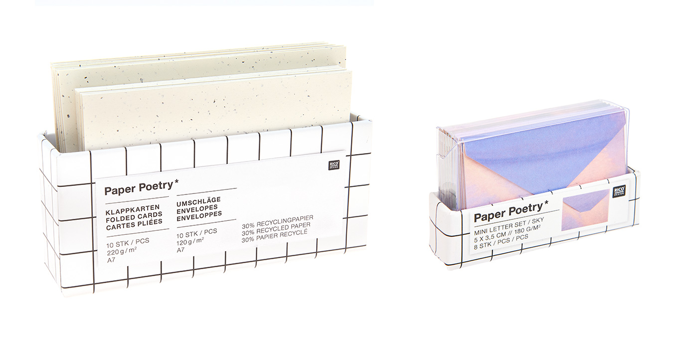 Verschiedene Formate an kleinen Karten