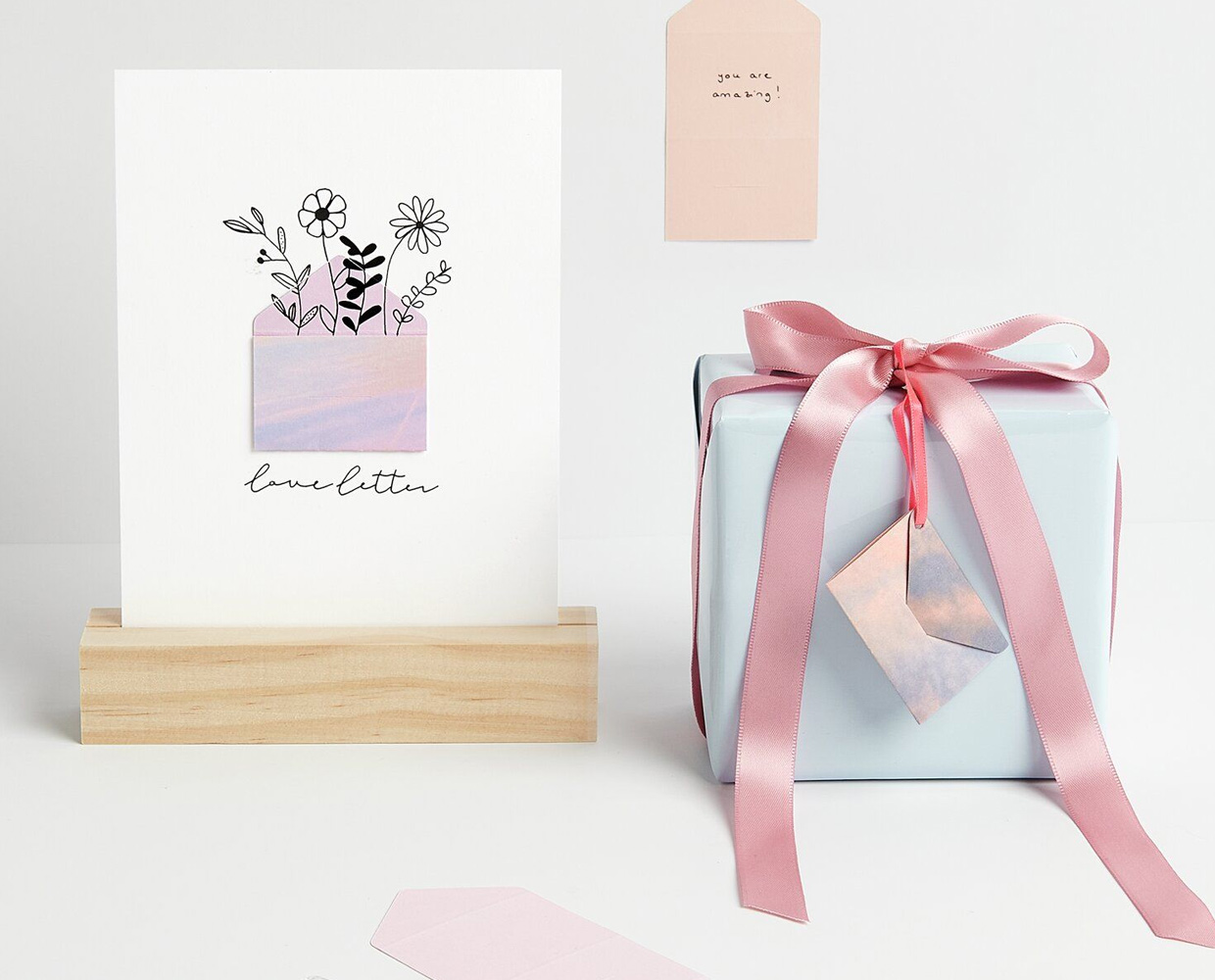 Kleine Karten gestalten: Ob als Grußkarte oder Geschenkanhänger