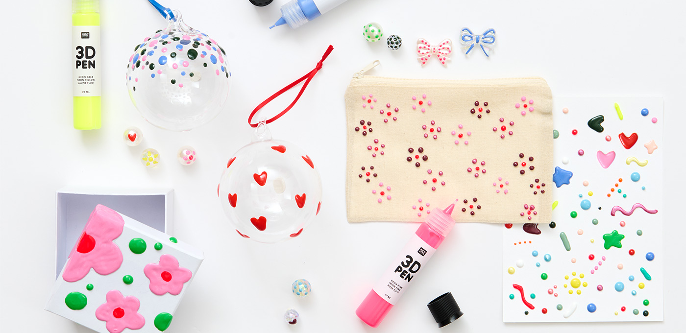 Schöne, kreative Ideen mit Perlenstiften umsetzbar