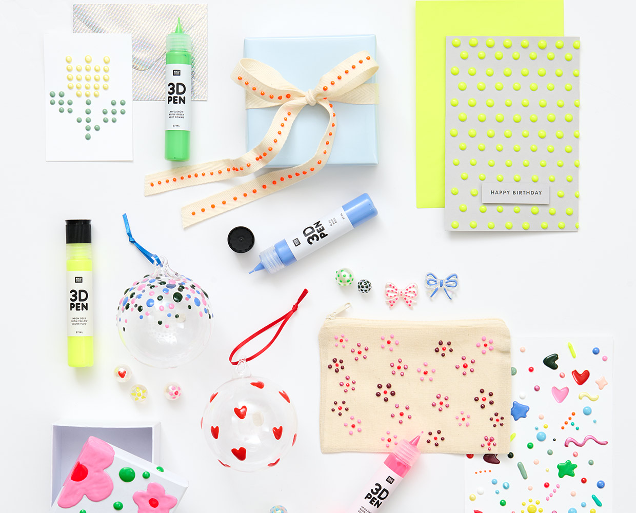 Perlenstifte eignen sich für unterschiedliche Oberflächen