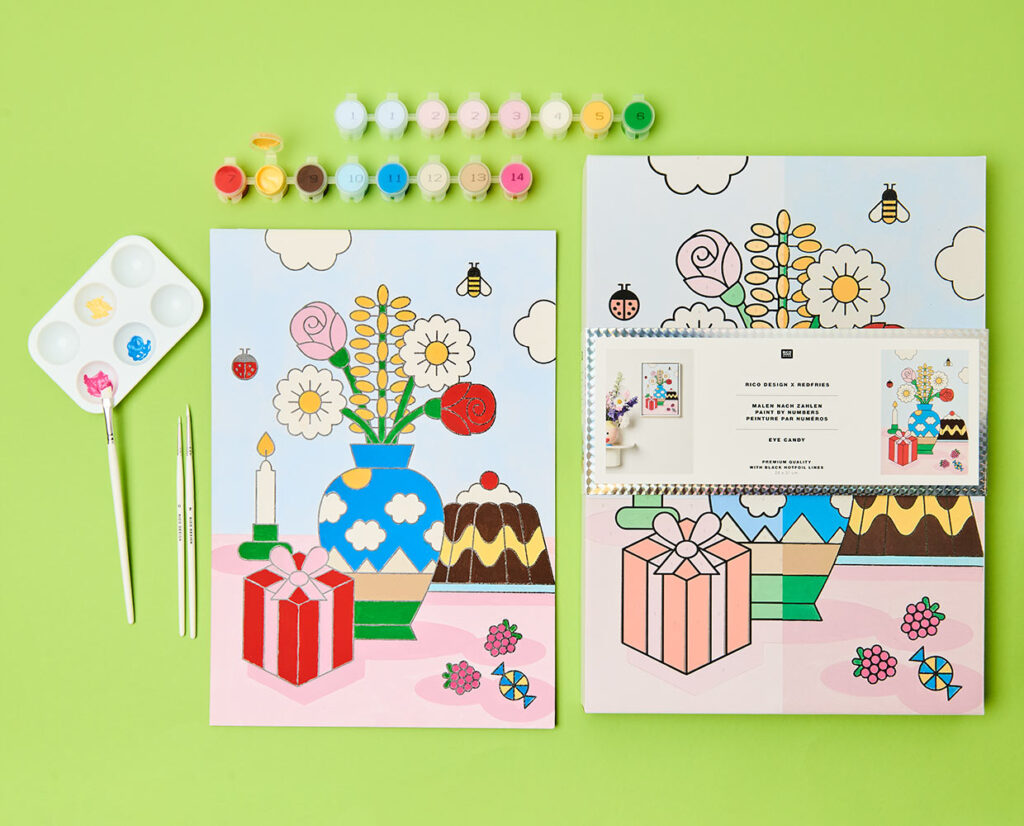 Kollektion Eye Candy von Rico Design und Daniela Rosenhammer - Malen nach Zahlen